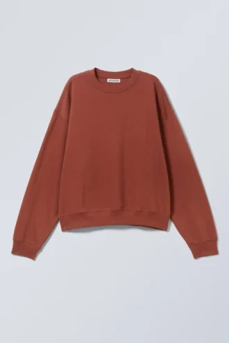 Essence Standard-Sweatshirt – Rostrot