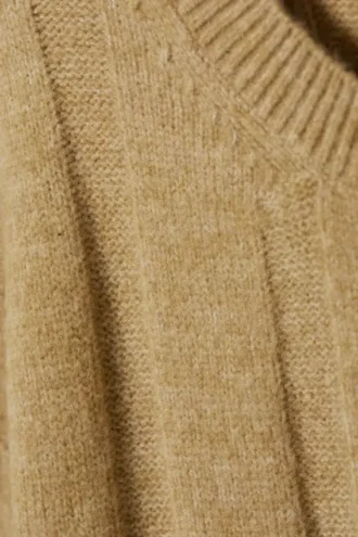 Fiona-Ripppullover – Beige
