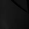 Fit-and-Flare-Kleid aus Scuba-Stoff mit V-Ausschnitt – Schwarz Fit-and-Flare-Kleid aus Scuba-Stoff mit V-Ausschnitt – Schwarz