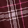 Flanell-Boxershorts – Dunkelrot kariert
