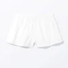 Flanell-Boxershorts – Weiß