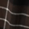 Flanell-Pyjama-Hose – Braun kariert
