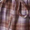 Flanell-Pyjama-Hose – Lila Karomuster Flanell-Pyjama-Hose – Lila Karomuster