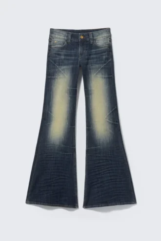 Flare Low Rise Flared Skinny Jeans – Canyon Blue – Dunkelblau | Cheap Monday Gb