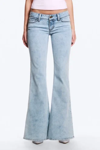 Flare Low Rise Flared Skinny Jeans – Frosty Blue – Hellblau | Cheap Monday Gb