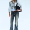 Flare Low Rise Flared Skinny Jeans – Stahlblau – Mittelblau | Cheap Monday Gb Flare Low Rise Flared Skinny Jeans – Stahlblau – Mittelblau | Cheap Monday Gb