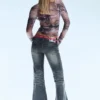 Flare Low Rise Flared Skinny Jeans – Stahlblau – Mittelblau | Cheap Monday Gb Flare Low Rise Flared Skinny Jeans – Stahlblau – Mittelblau | Cheap Monday Gb