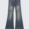 Flare Low Rise Flared Skinny Jeans – Stahlblau – Mittelblau | Cheap Monday Gb Flare Low Rise Flared Skinny Jeans – Stahlblau – Mittelblau | Cheap Monday Gb