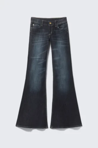 Flare Low Rise Flared Skinny Jeans – Star Blue | Cheap Monday Gb