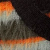 Flauschige Strickweste in regulärer Passform – mehrfarbig gestreift Flauschige Strickweste in regulärer Passform – mehrfarbig gestreift
