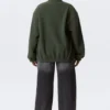 Fleece-Jacke mit Reißverschluss – Dunkelgrün Fleece-Jacke mit Reißverschluss – Dunkelgrün
