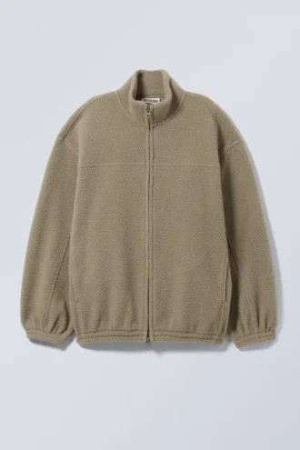 Fleece-Jacke mit Reißverschluss – Dusty Mole