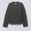 Fleece-Sweatshirt – Dunkelgrau Fleece-Sweatshirt – Dunkelgrau