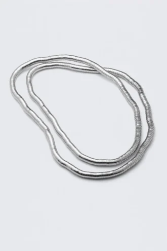 Flexible Stahlkette – Silber Flexible Stahlkette – Silber