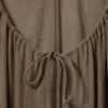 Fließendes Maxikleid – Braun