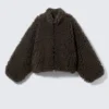 Fluffy Fleece Jacket – Braun Fluffy Fleece Jacket – Braun