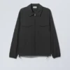 Frank Overshirt – Schwarz Frank Overshirt – Schwarz
