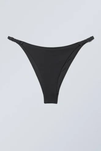 Frecher Bikini-Slip – Schwarz