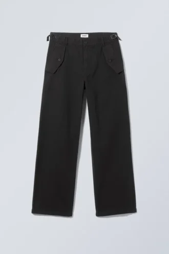 Frej Relaxed Workwear-Hose – Schwarz