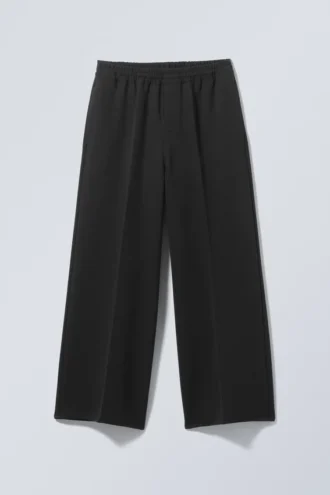 Gabriel-Hose mit weitem Bein – Schwarz