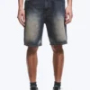 Galaxy Mid Rise Loose Denim Shorts – Laser Blue – Mittelblau Galaxy Mid Rise Loose Denim Shorts – Laser Blue – Mittelblau