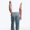 Galaxy Mid Rise Loose Straight Jeans – 2000 Blue – Mittelblau Galaxy Mid Rise Loose Straight Jeans – 2000 Blue – Mittelblau