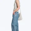 Galaxy Mid Rise Loose Straight Jeans – 90S Blue – Mittelblau Galaxy Mid Rise Loose Straight Jeans – 90S Blue – Mittelblau