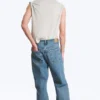 Galaxy Mid Rise Loose Straight Jeans – 90S Blue – Mittelblau Galaxy Mid Rise Loose Straight Jeans – 90S Blue – Mittelblau