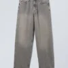 Galaxy Mid Rise Loose Straight Jeans – Clay Grey – Grau Galaxy Mid Rise Loose Straight Jeans – Clay Grey – Grau