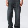 Galaxy Mid Rise Loose Straight Jeans – Deep Sea Blue – Dunkelblau Galaxy Mid Rise Loose Straight Jeans – Deep Sea Blue – Dunkelblau