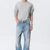 Galaxy Mid Rise Loose Straight Jeans – Kimberley Blue – Hellblau Galaxy Mid Rise Loose Straight Jeans – Kimberley Blue – Hellblau