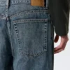 Galaxy Mid Rise Loose Straight Jeans – Second Blue – Blau Galaxy Mid Rise Loose Straight Jeans – Second Blue – Blau