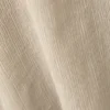 Gekräuselte Hose mit niedriger Leibhöhe und weitem Bein – Hellbeige Gekräuselte Hose mit niedriger Leibhöhe und weitem Bein – Hellbeige