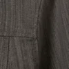 Genevieve Slim strukturierte Baumwolljacke mit Reißverschluss – Dunkelgrau