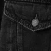 Gepolsterte Jeansjacke – Risso Black – Schwarz Gepolsterte Jeansjacke – Risso Black – Schwarz