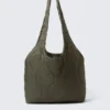 Gepolsterte Nylon-Tragetasche – Dunkelkhaki Gepolsterte Nylon-Tragetasche – Dunkelkhaki