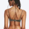 Gepolstertes Bikini-Oberteil mit Bügeln – Dusty Grey Gepolstertes Bikini-Oberteil mit Bügeln – Dusty Grey