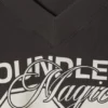 Gepolstertes Kurzarm-Top mit Print – Schwarz Gepolstertes Kurzarm-Top mit Print – Schwarz