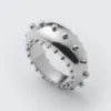 Gepunkteter Ring – Silber Gepunkteter Ring – Silber