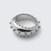 Gepunkteter Ring – Silber Gepunkteter Ring – Silber