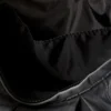 Geraffte Umhängetasche – Schwarz Geraffte Umhängetasche – Schwarz