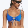 Gerafftes Dreieck-Bikini-Oberteil – Hellblau Gerafftes Dreieck-Bikini-Oberteil – Hellblau