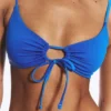 Gerafftes Dreieck-Bikini-Oberteil – Hellblau Gerafftes Dreieck-Bikini-Oberteil – Hellblau