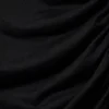 Gerafftes Minikleid mit langen Ärmeln – Schwarz Gerafftes Minikleid mit langen Ärmeln – Schwarz