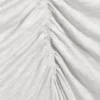 Gerafftes Neckholder-Mini-Kleid – Hellstaubgrau meliert Gerafftes Neckholder-Mini-Kleid – Hellstaubgrau meliert