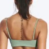 Gerafftes Triangel-Bikini-Oberteil – Grün Gerafftes Triangel-Bikini-Oberteil – Grün
