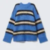 Gestreifter Langarm-Pullover – Blau gestreift Gestreifter Langarm-Pullover – Blau gestreift