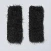 Gestrickte Handgelenkwärmer – Schwarz Gestrickte Handgelenkwärmer – Schwarz