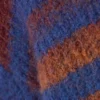 Gestrickter Space-Dye-Pullover mit Rundhalsausschnitt – Orange mit mehreren Streifen Gestrickter Space-Dye-Pullover mit Rundhalsausschnitt – Orange mit mehreren Streifen