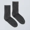 Gewaschene Sport-Socken mit Aufdruck – gewaschen, schwarz Gewaschene Sport-Socken mit Aufdruck – gewaschen, schwarz